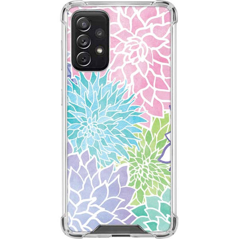 Spring Flowers Galaxy A72 5G Clear Case